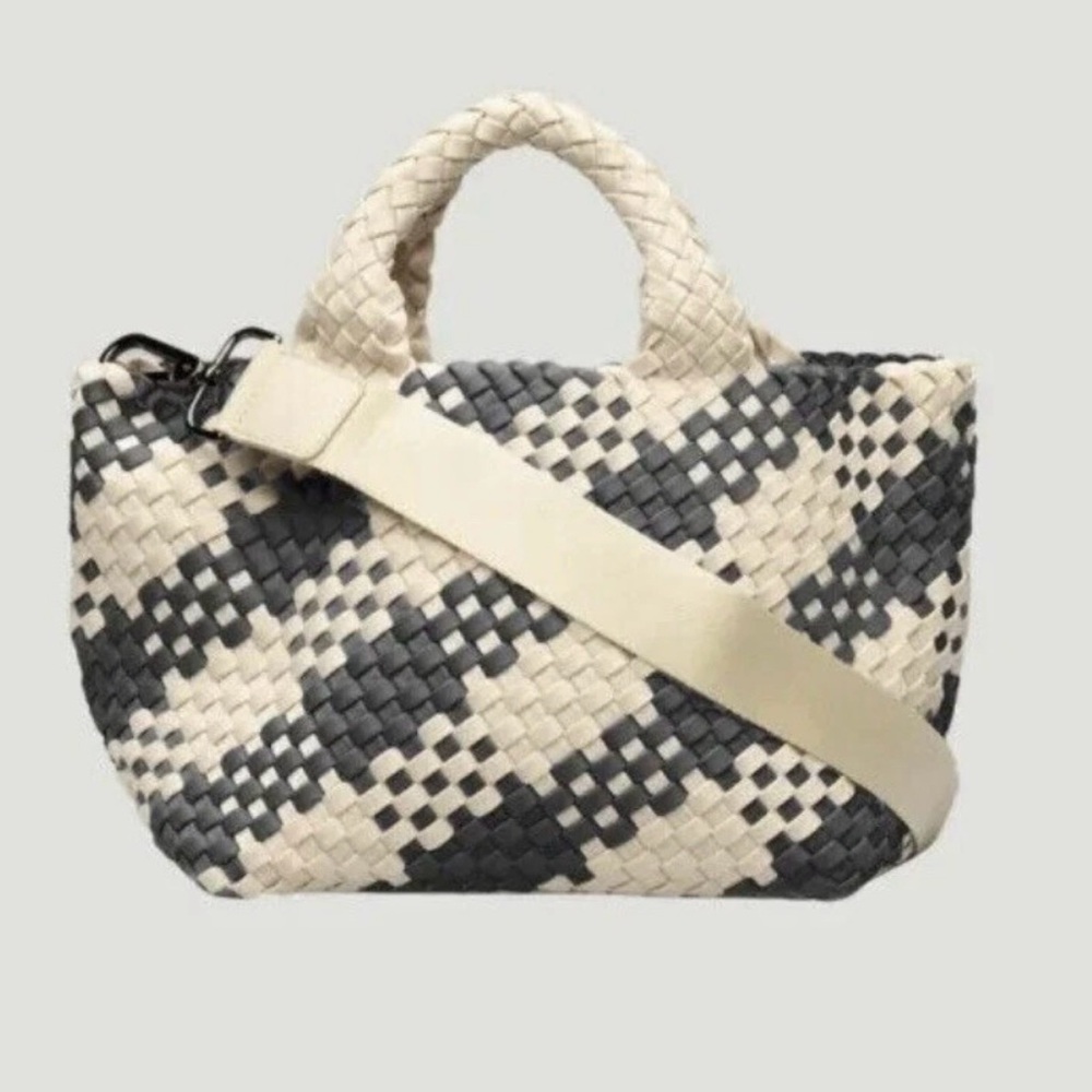NAGHEDI St. Barths Small Plaid Tote